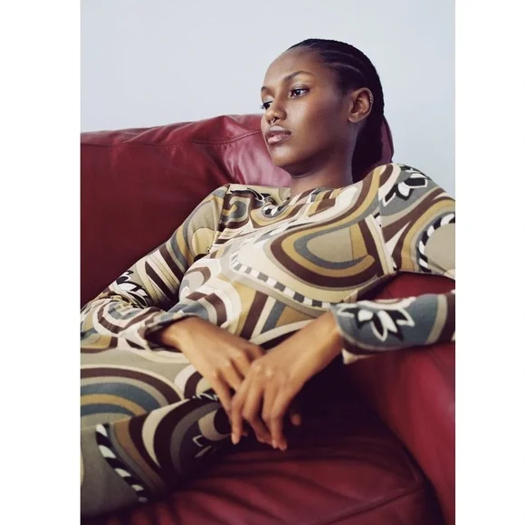 Zara Woman Printed Dress - Picture 6 of 7